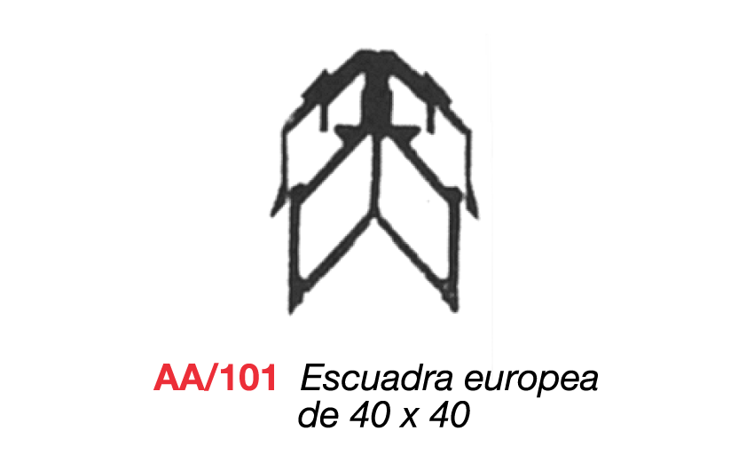 AA/101 Escuadra europea de 40 x 40