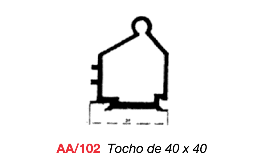 AA/102 Tocho de 40 x 40