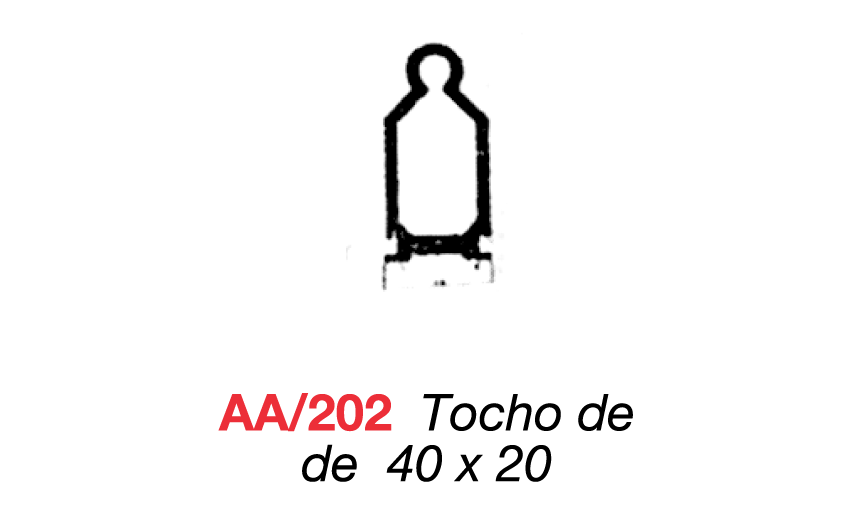 AA/202 Tocho de 40 x 20