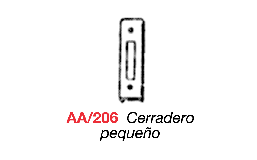AA/206 Cerradero pequeo