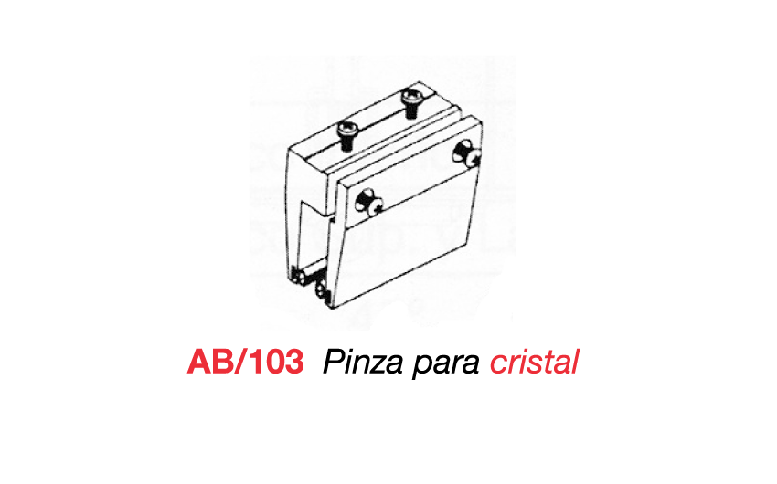 AB/103 Pinza para cristal