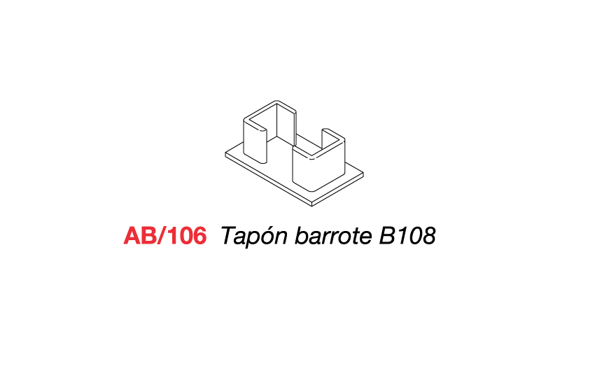 AB/106 Tapn barrote B108