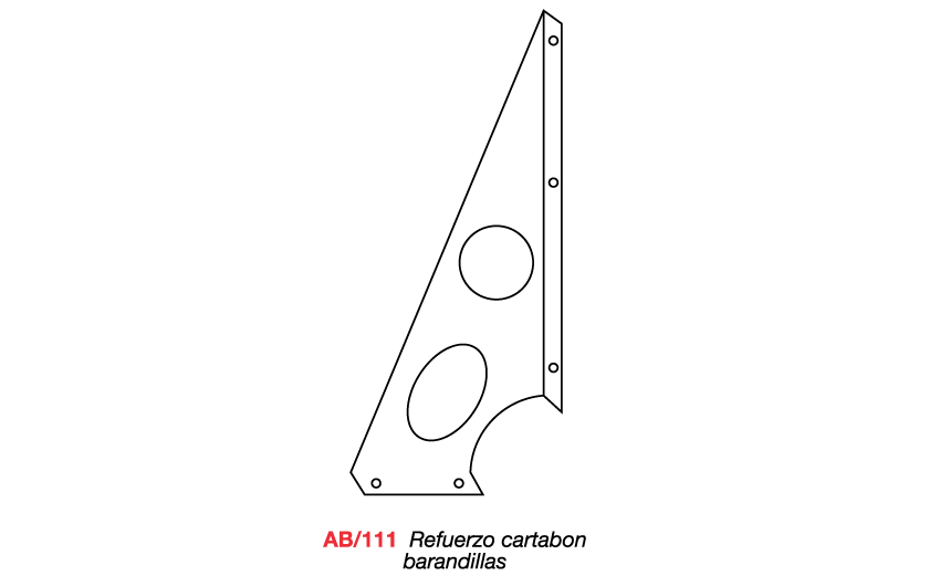 AB/111 Refuerzo cartabn barandillas