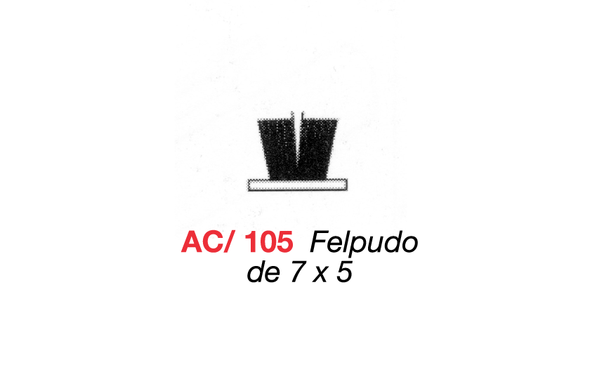 AC/105 Felpudo de 7 x 5