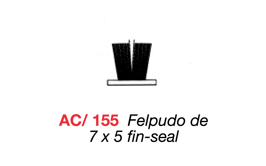AC/155 Felpudo de 7 x 5 fin-seal