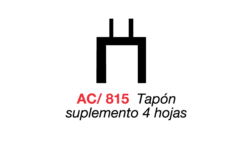 AC/815 Tapn suplemento 4 hojas