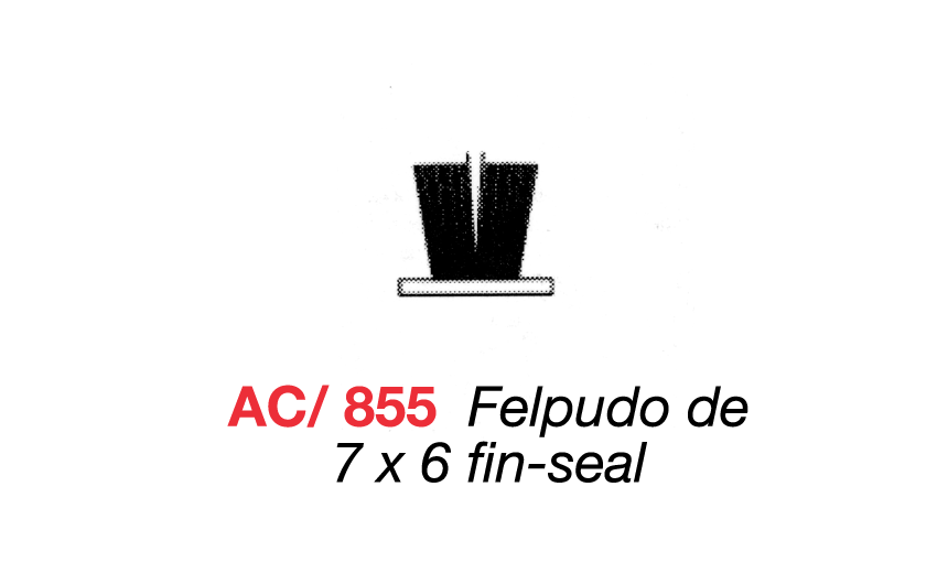 AC/855 Felpudo de 7 x 6 fin-seal
