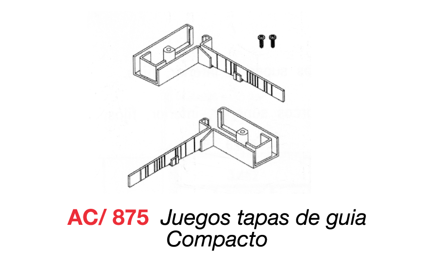 AC/875 Juego tapas de gua Compacto