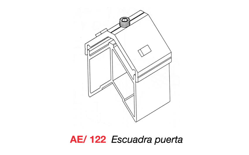 AE/122 Escuadra puerta