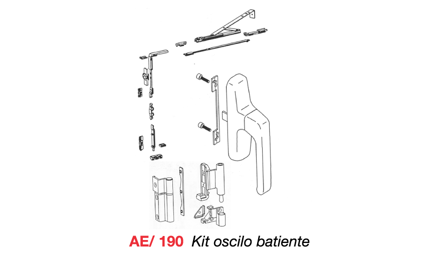 AE/190 Kit oscilobatiente