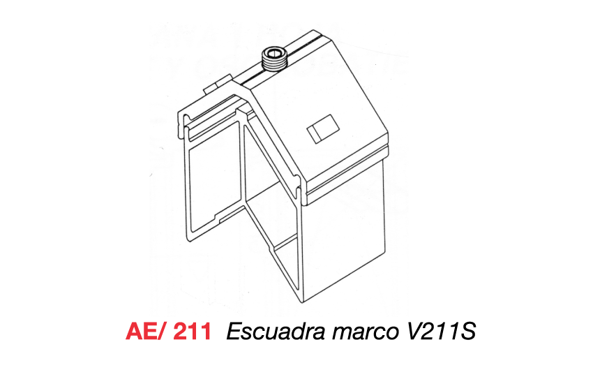 AE/211 Escuadra marco V211S