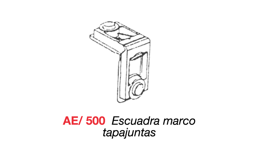 AE/500 Escuadra marco tapajuntas