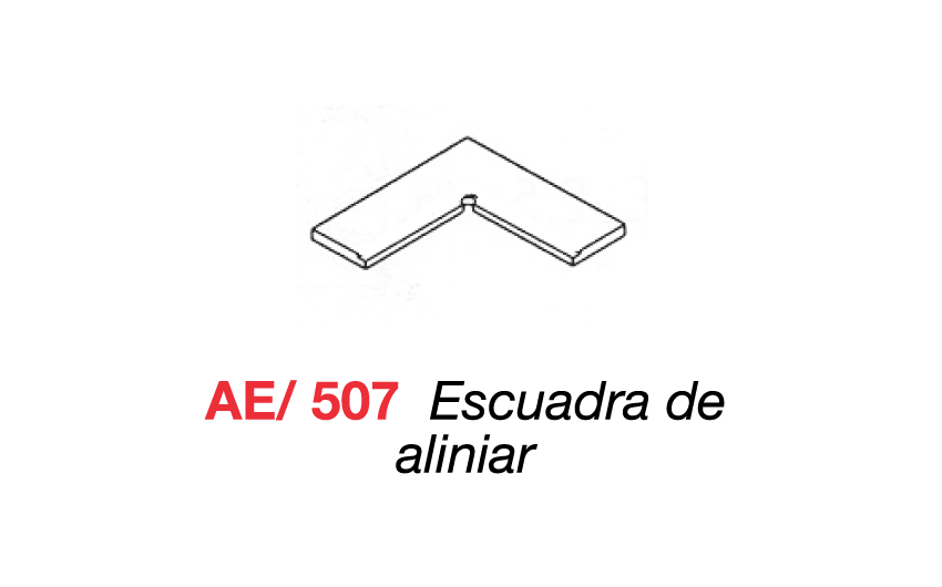 AE/507 Escuadra alinear