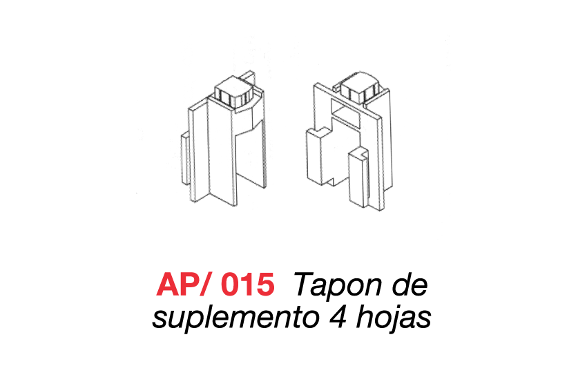 AP/015 Tapn de suplemento 4 hojas