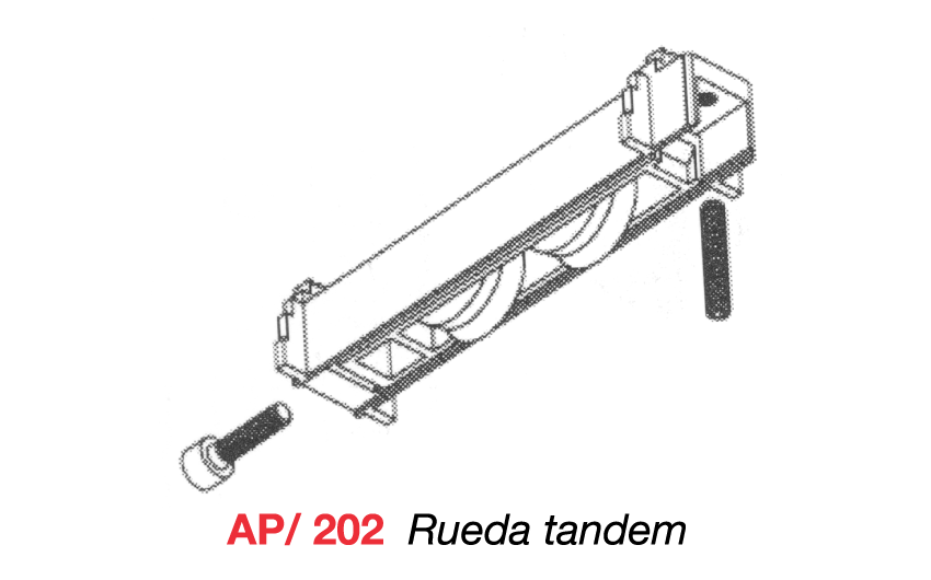 AP/202 Rueda tndem