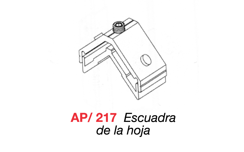 AP/217 Escuadra de la hoja