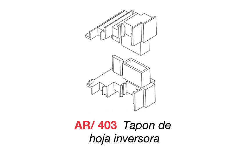 AR/403 Tapn de hoja inversora