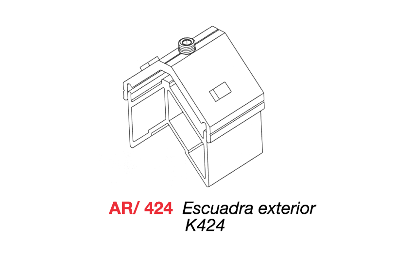 AR/424 Escuadra exterior K424