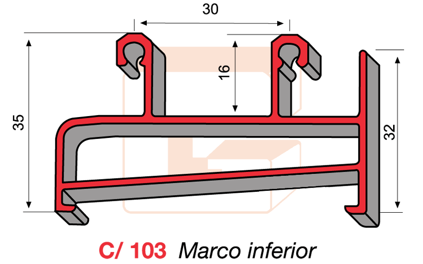 C/103 Marco inferior