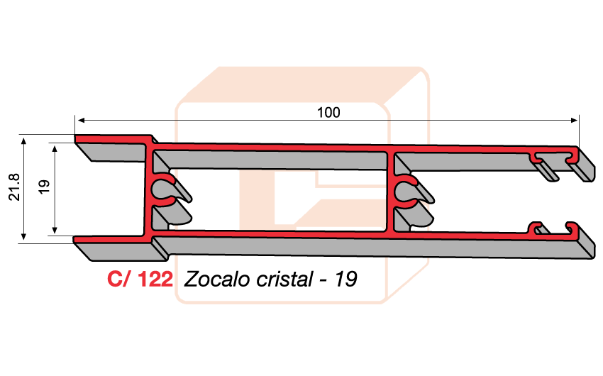 C/122 Zcalo cristal -19