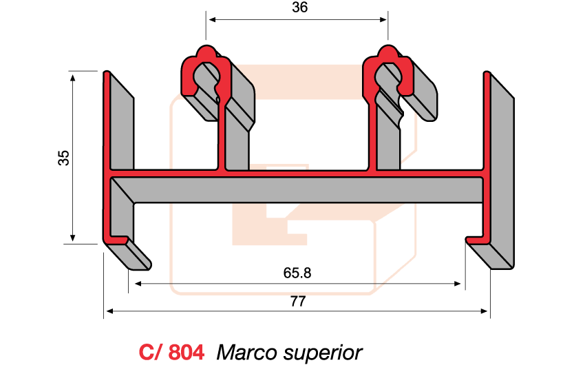 C/804 Marco superior