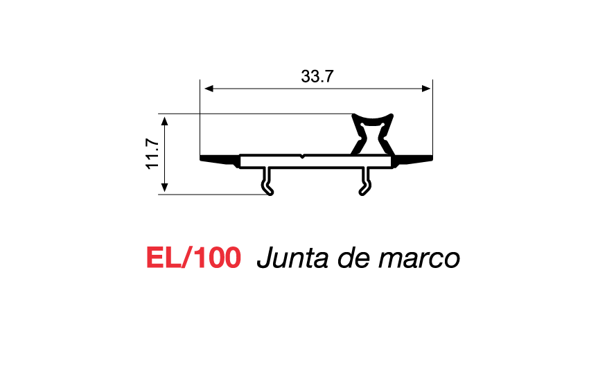 EL/100 Junta de marco