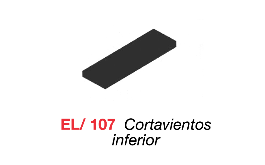 EL/107 Cortavientos inferior