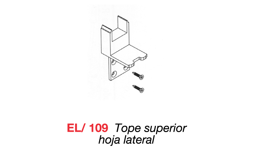 EL/109 Tope superior hoja lateral