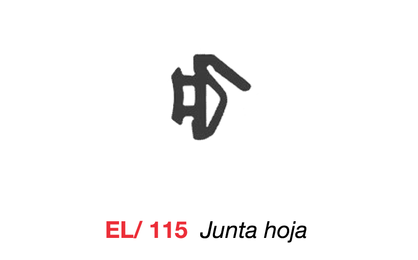 EL/115 Junta hoja
