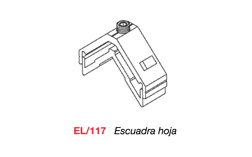 EL/117 Escuadra hoja