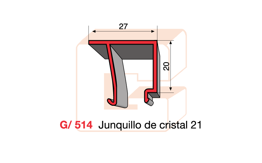G/514 Junquillo de cristal 21