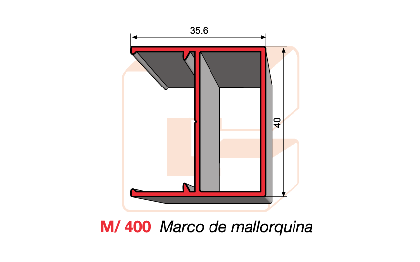 M/400 Marco de mallorquina