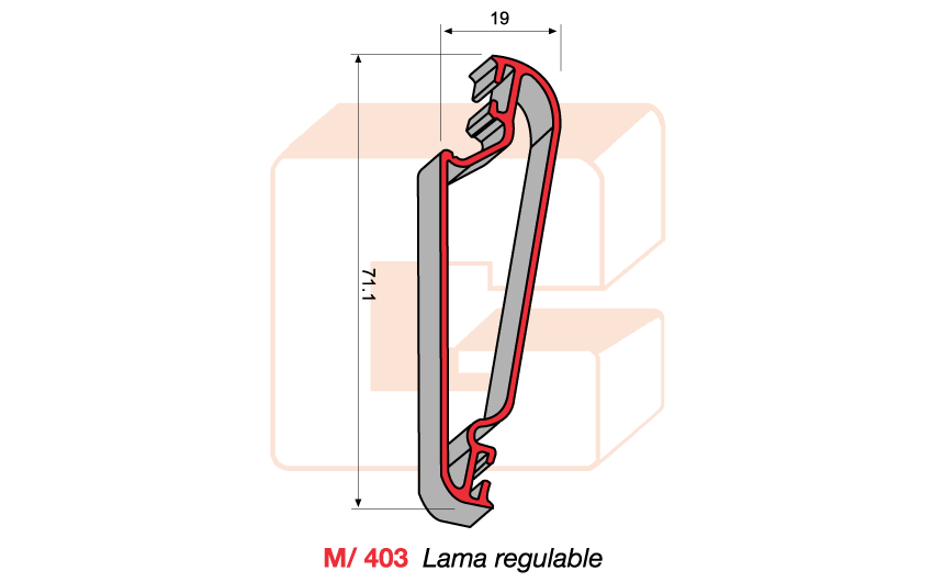 M/403 Lama regulable