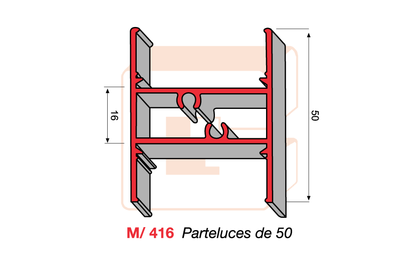 M/416 Parteluces de 50
