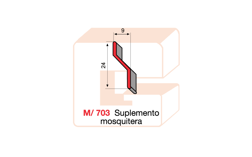 M/703 Suplemento mosquitera
