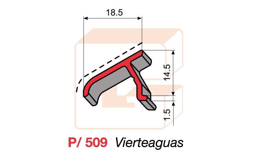 P/509 Vierteaguas