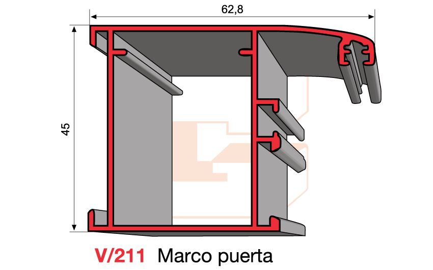 V/211 Marco puerta