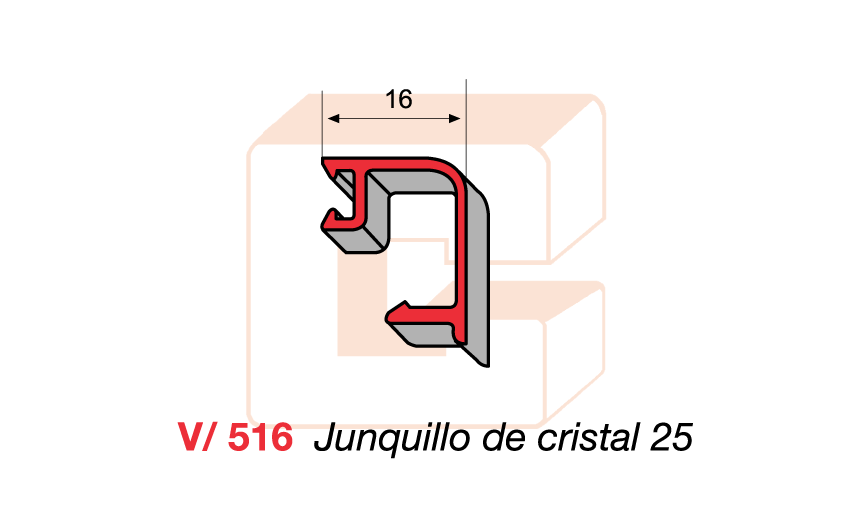 V/516 Junquillo de cristal 25
